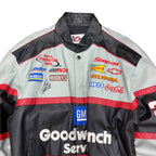 Vintage Jeff Hamilton NASCAR Kevin Harvick Leather Racing Jacket