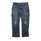 Vintage Carhartt Relaxed Fit Carpenter Pants Faded Black