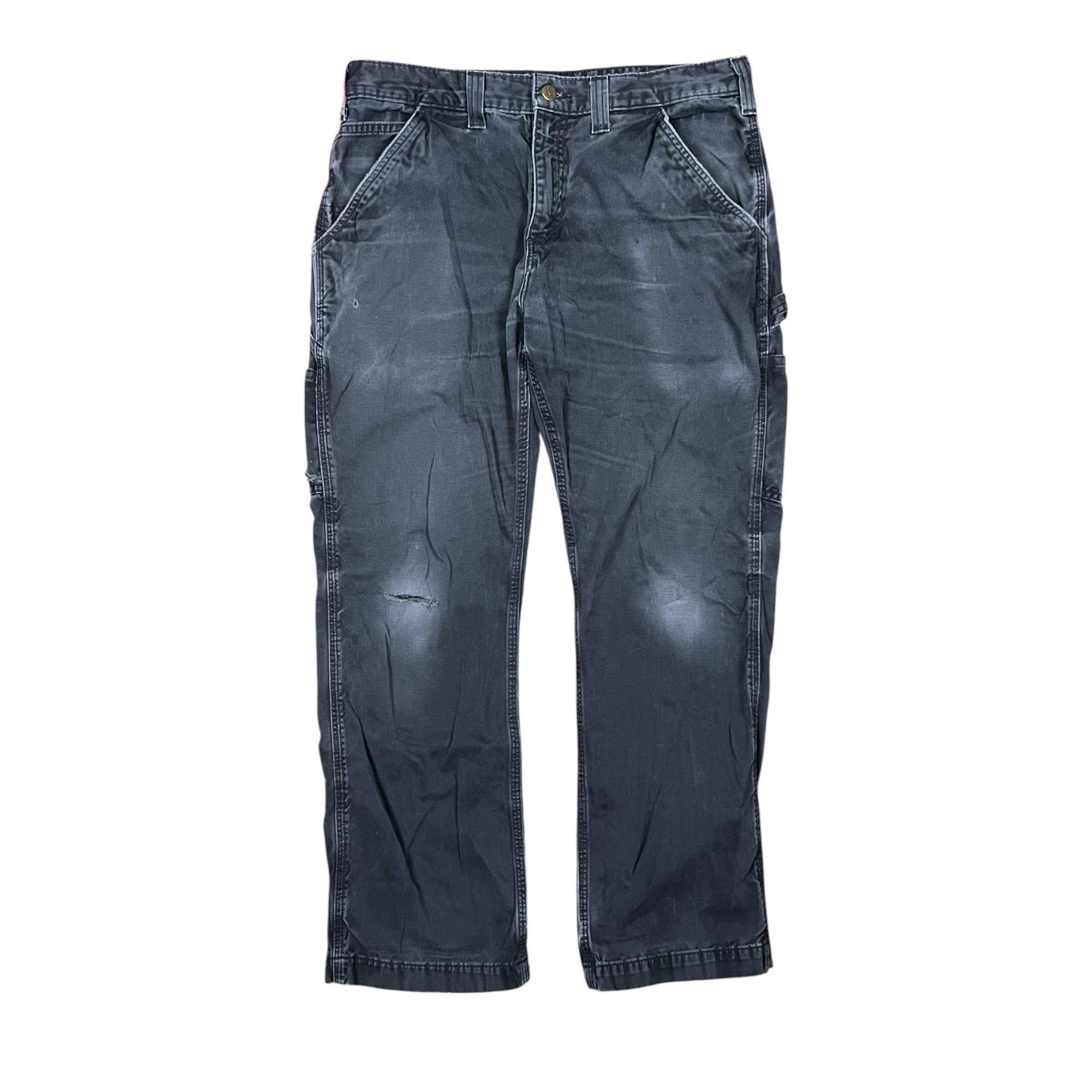 Vintage Carhartt Relaxed Fit Carpenter Pants Faded Black