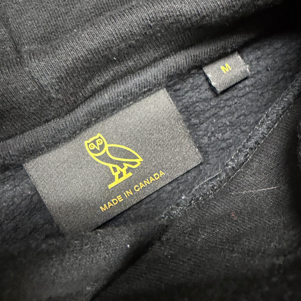OVO Family Embroidered Hoodie Black