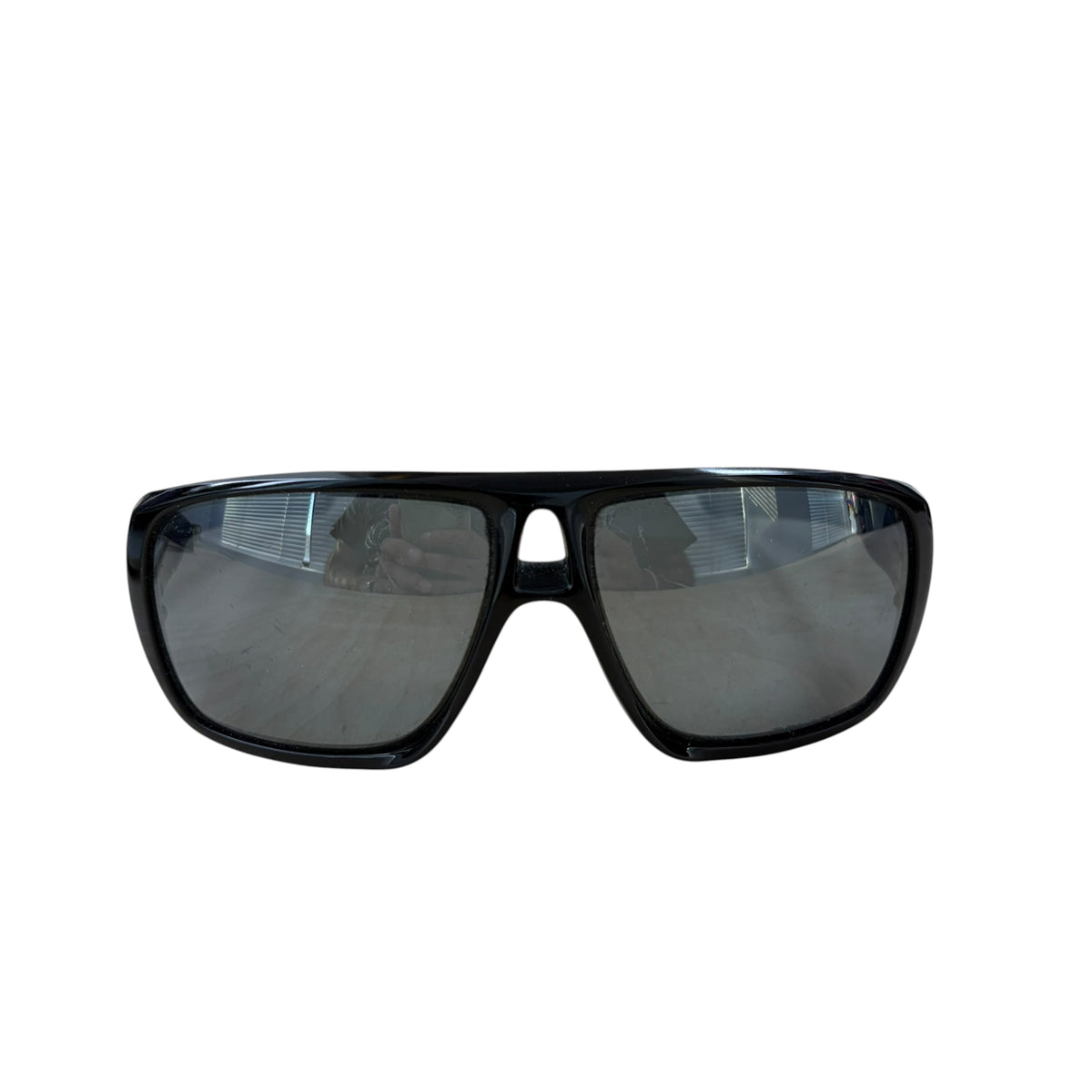 Oakley Dispatch Polarized Ghost Text Sunglasses Black