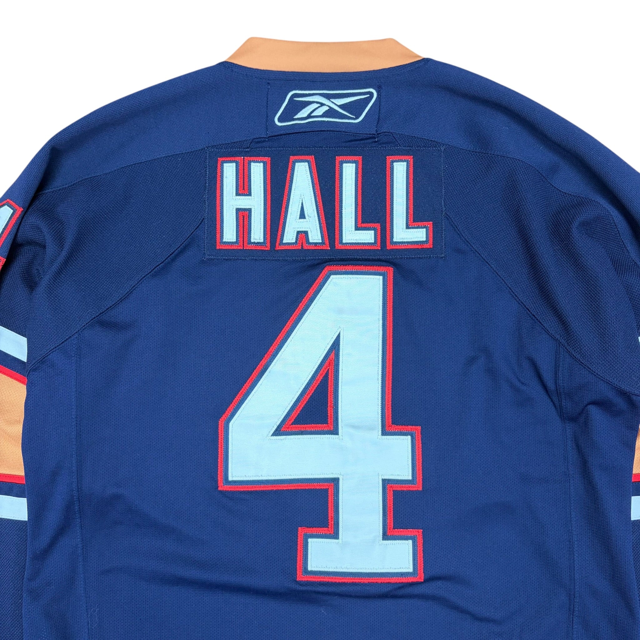 Vintage Reebok NHL Edmonton Oilers Taylor Hall Away Jersey