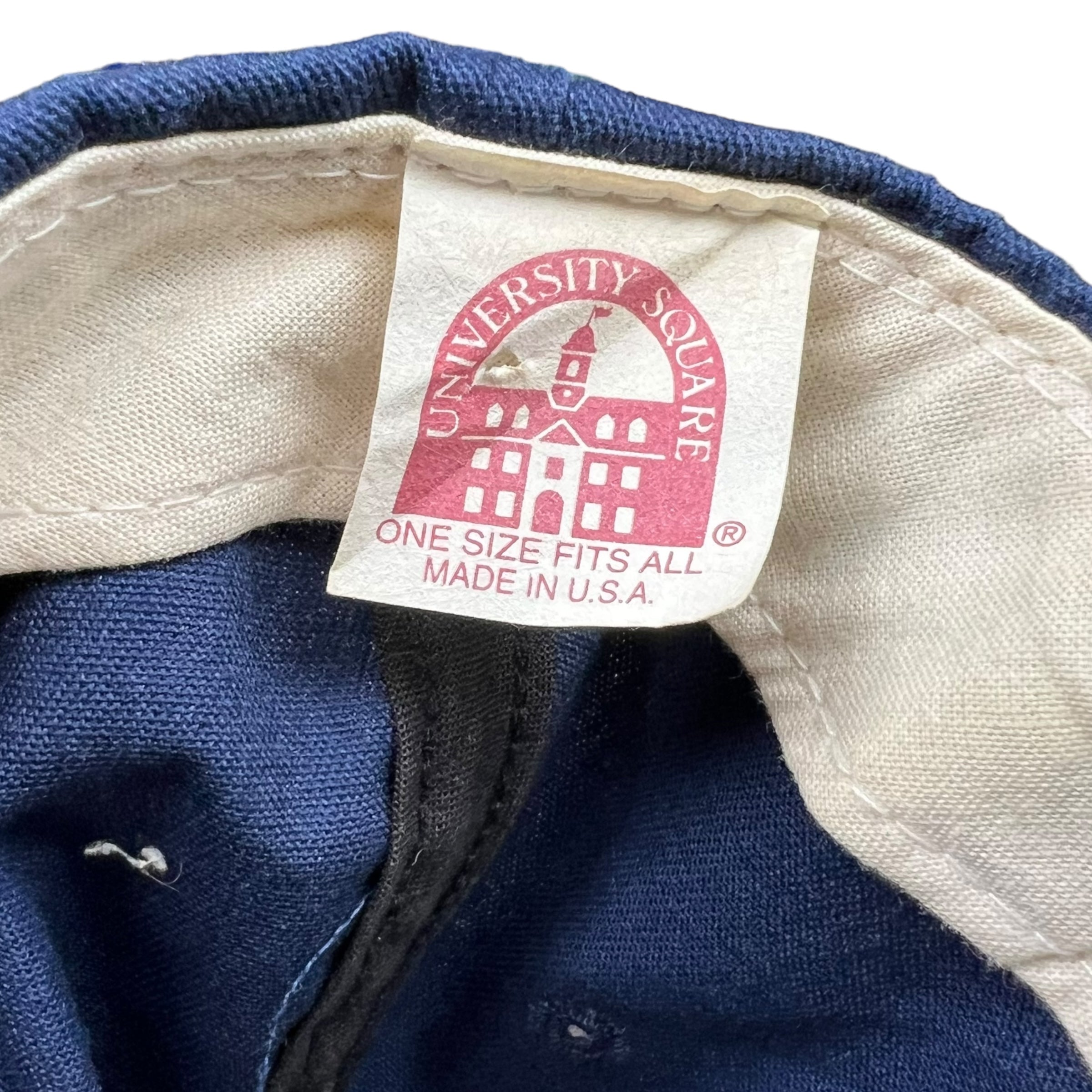 Vintage Wilkes Colonels Logo SnapBack Hat Washed Navy