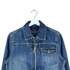 Vintage Ralph Lauren Jeans Co. Women’s Zip Up Denim Jacket Dark Wash