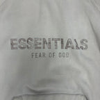 Essentials Felt Logo Hoodie Light Oatmeal