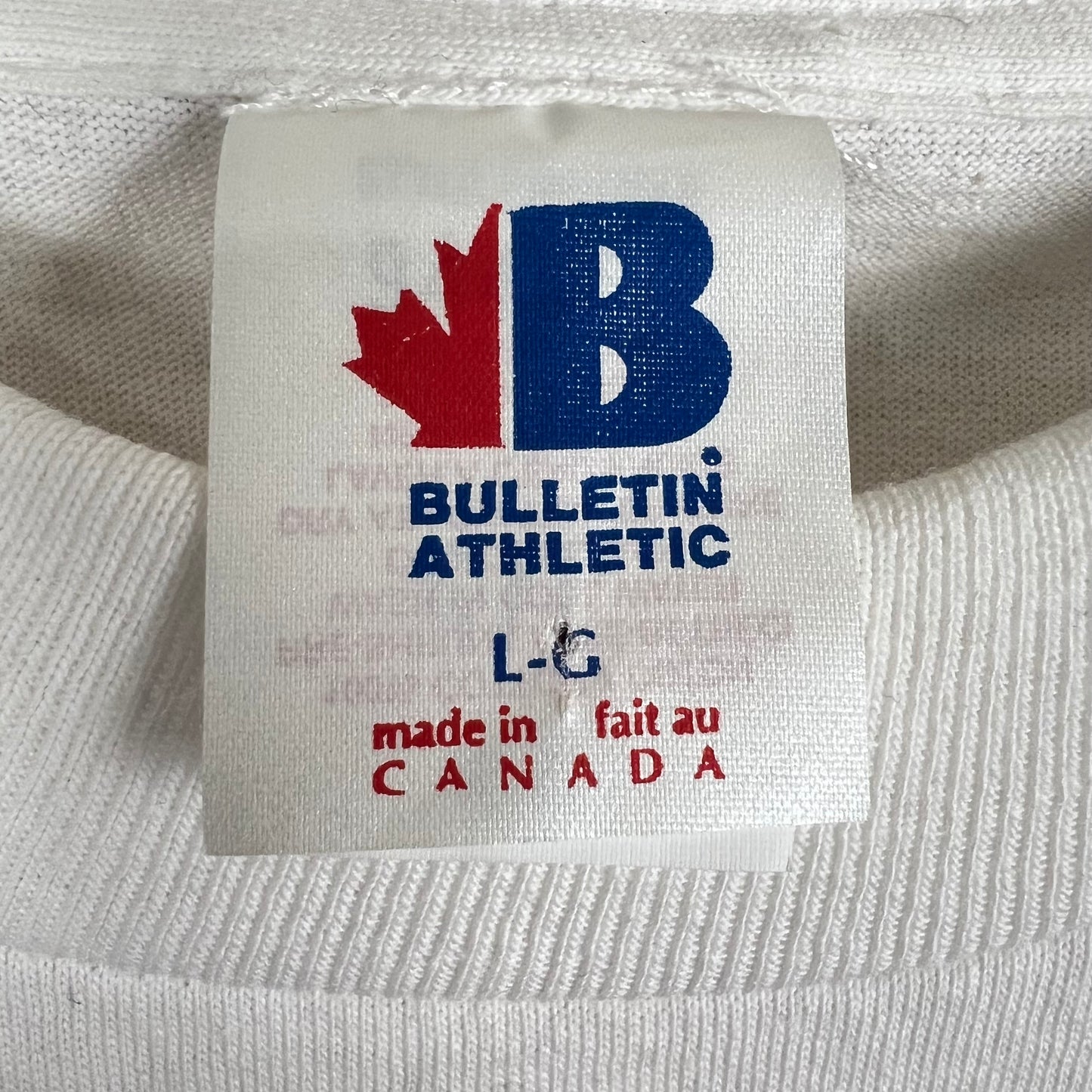 Vintage Boston Bruins Logo Tee White