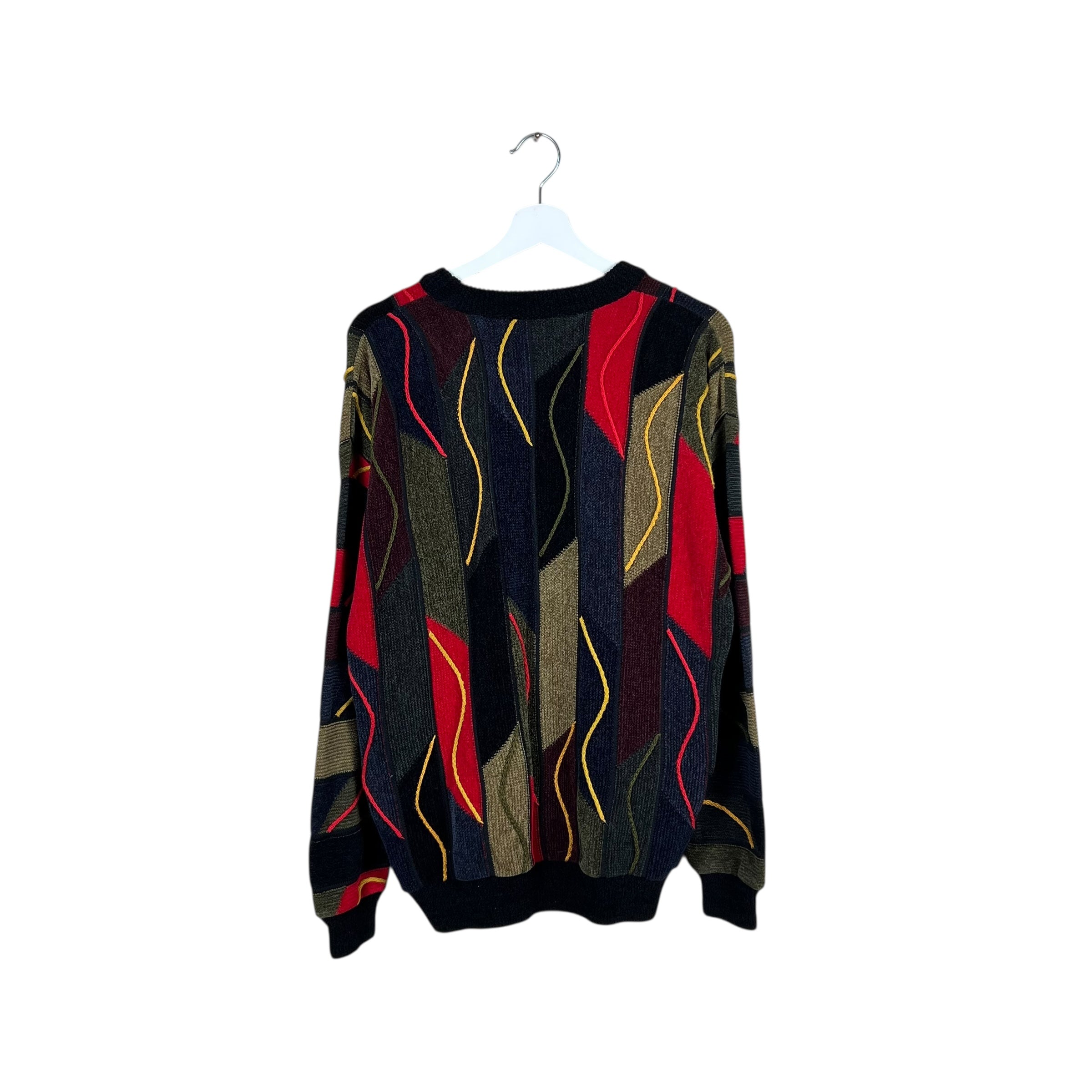 Vintage Tundra 3D Cable Knit Multi