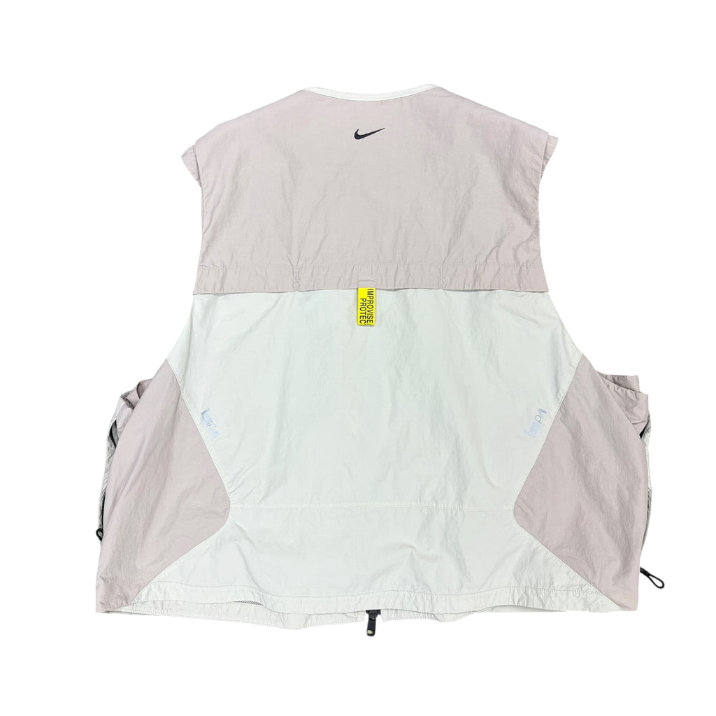 Vintage Nike ISPA Modular Pocket Vest Light Bone