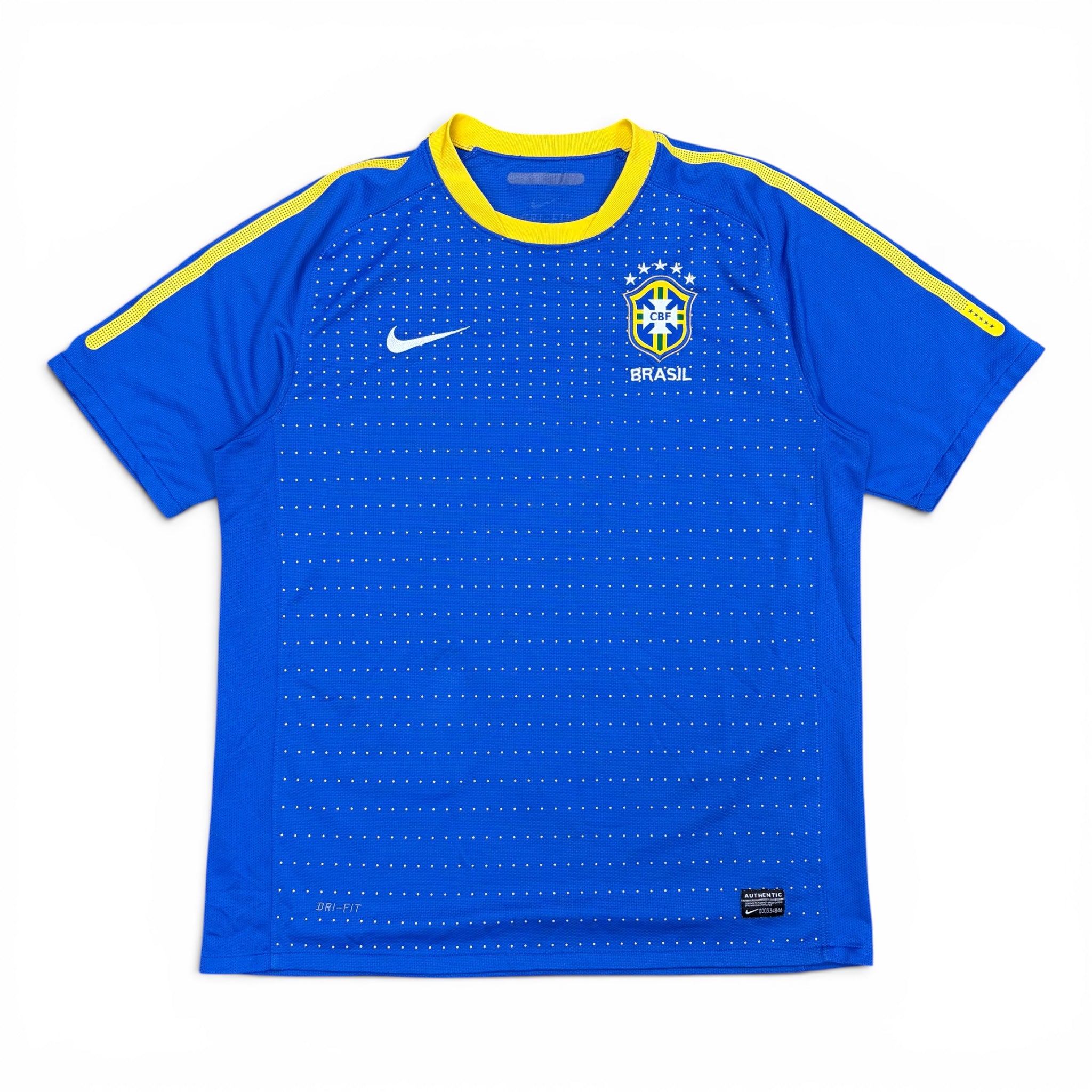 2010 Nike Brazil Blank Away Jersey