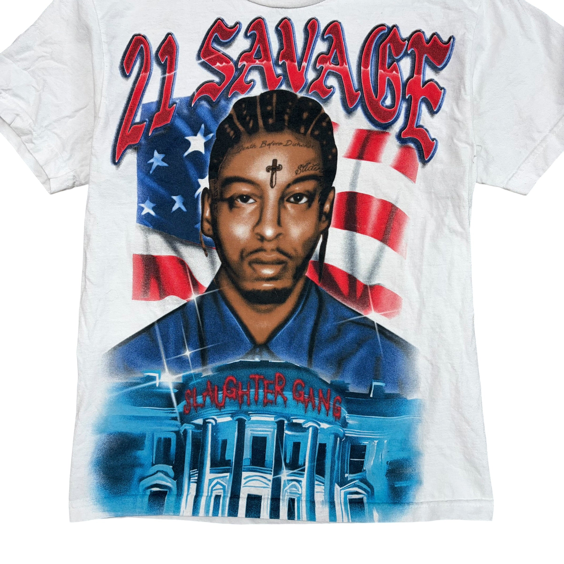 Vintage 21 Savage “The American Dream Tour” Tee White