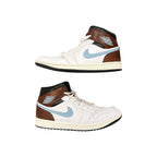Jordan 1 Mid SE Brown Blue Grey