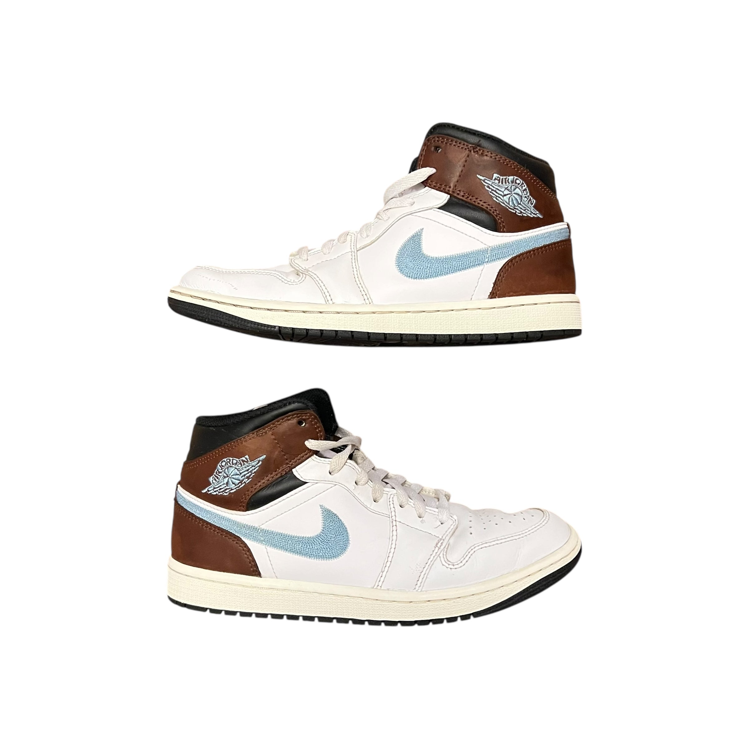 Jordan 1 Mid SE Brown Blue Grey
