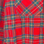 Vintage Pendleton Plaid Button Up Shirt Red