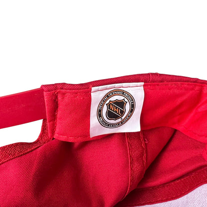 Vintage NHL Calgary Flames Big Logo SnapBack Red