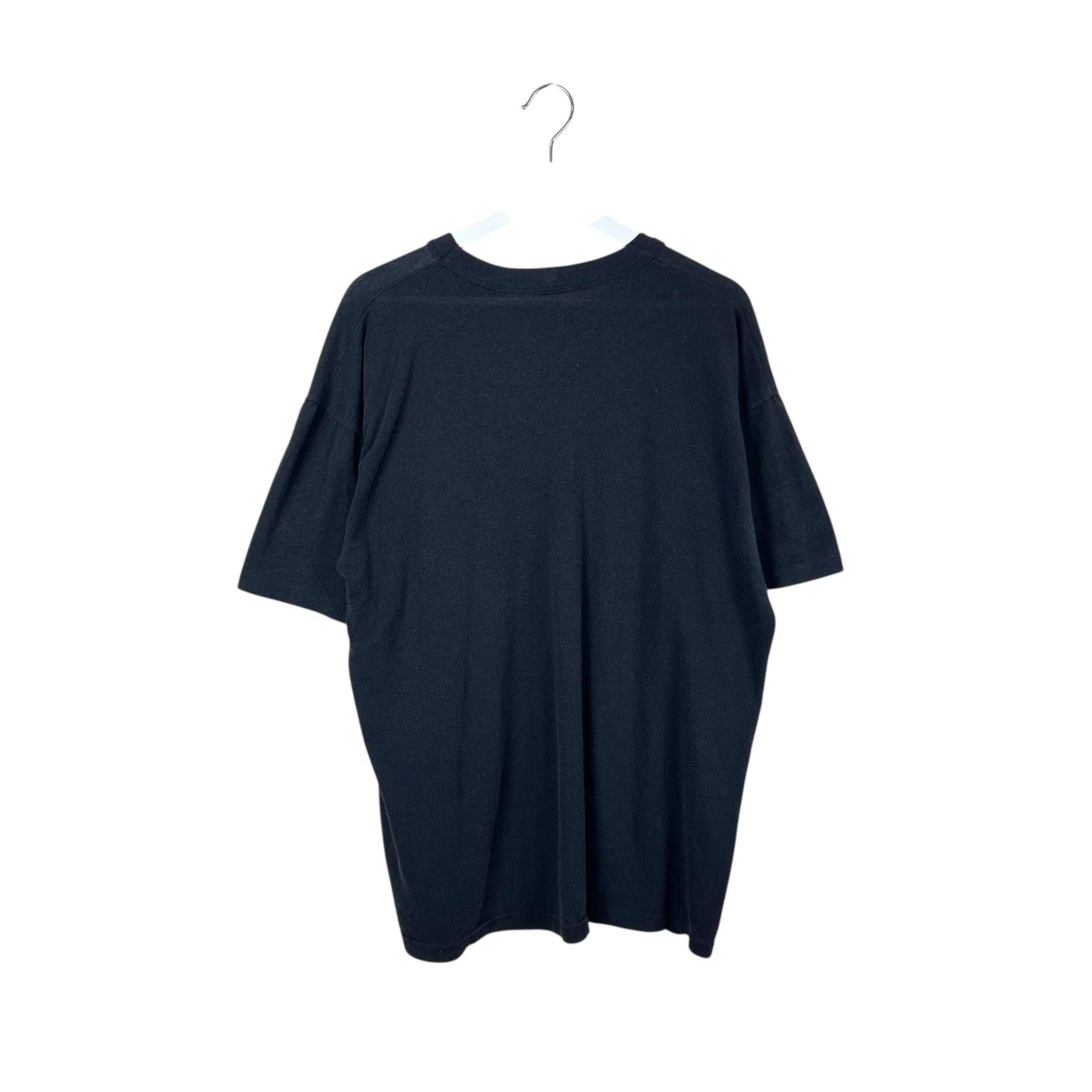 1986 “Kill ‘Em All! Let God Sort ‘Em Out!” Skull Tee Faded Black