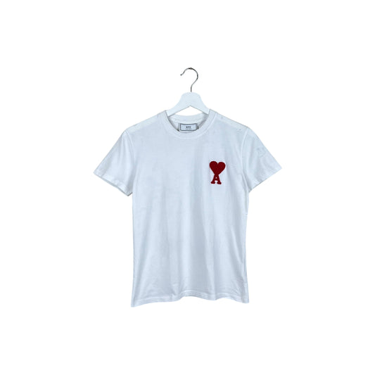 Ami Paris Women’s Lace Heart Tee White