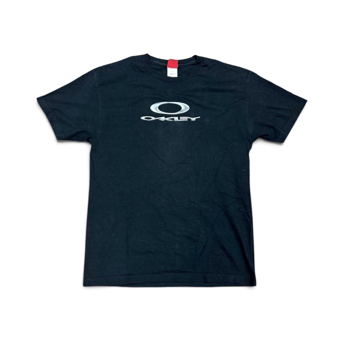 Vintage Oakley Metal Logo Tee Black