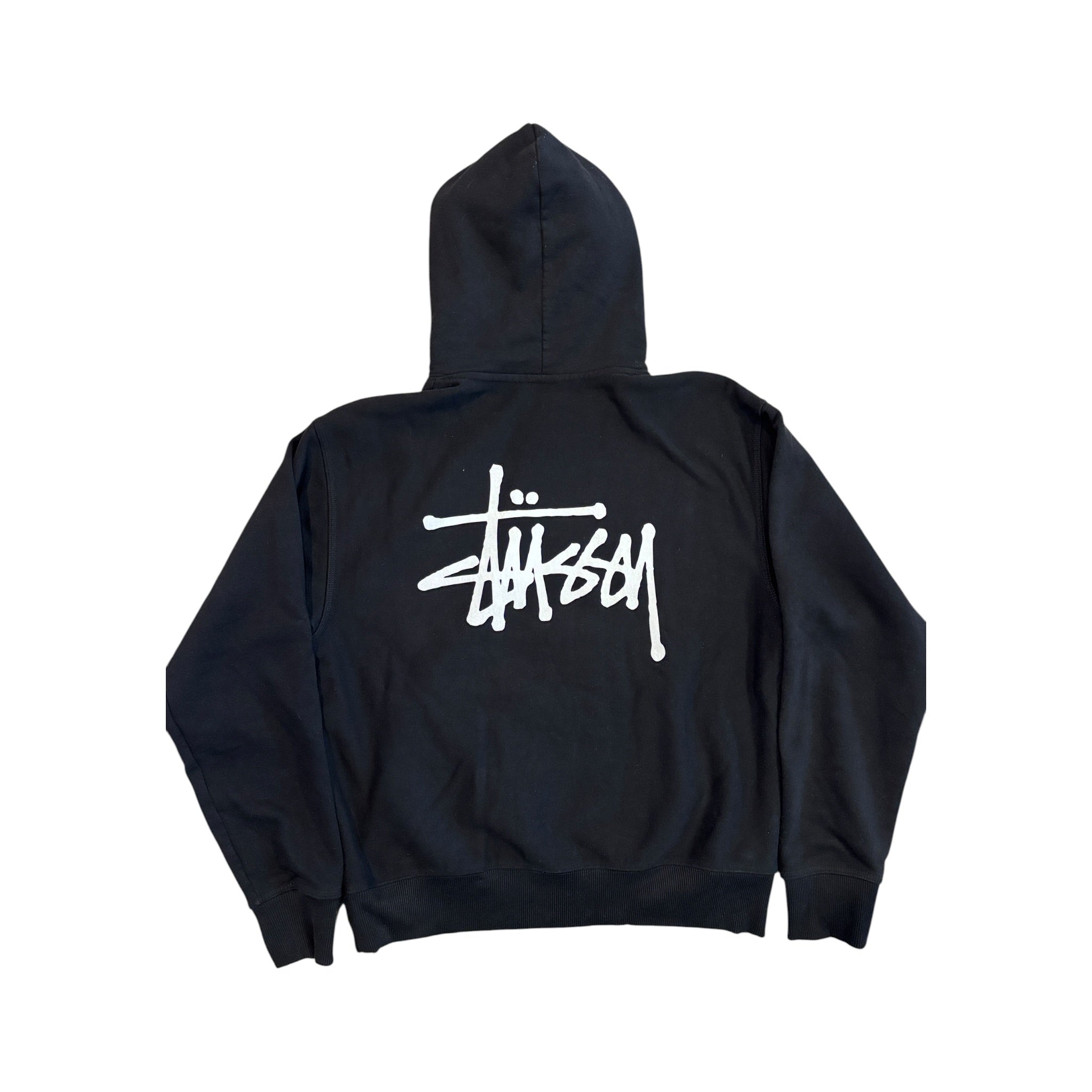 Stussy Classic Logo Hoodie Black