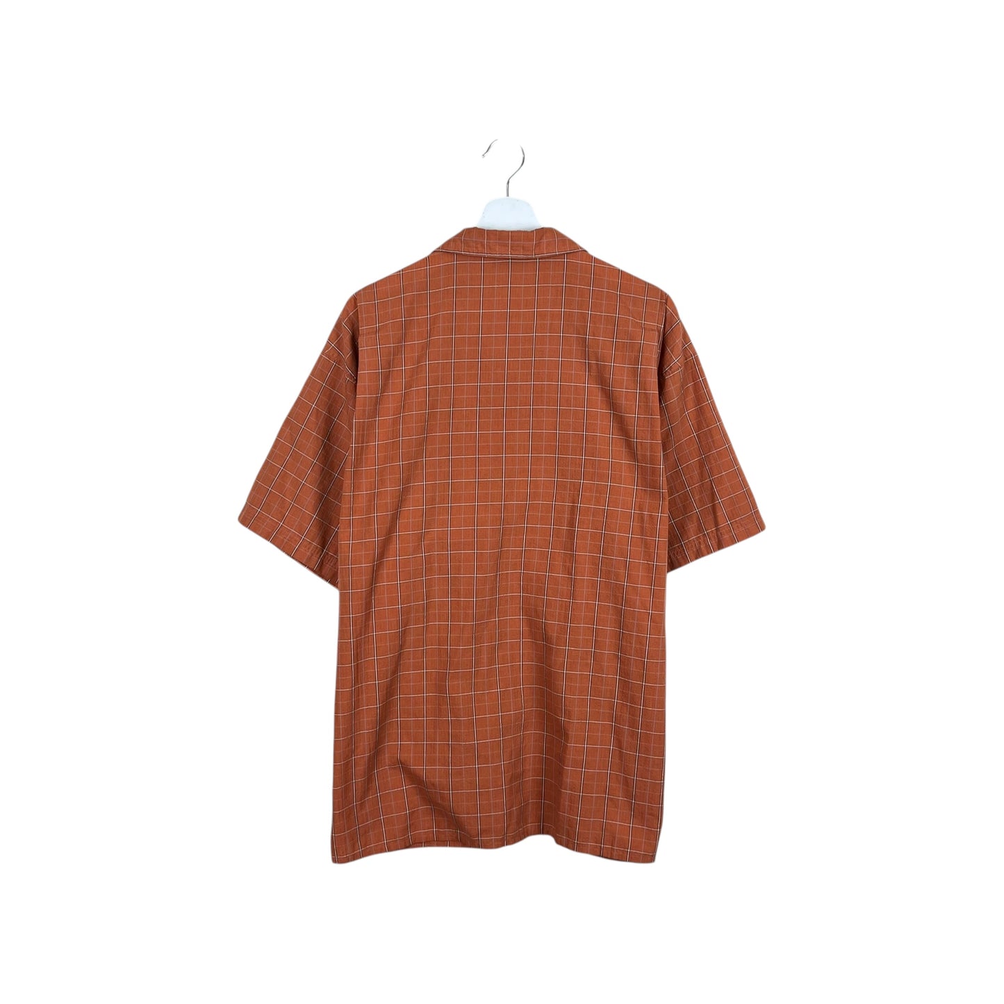 Vintage Patagonia Plaid Button Up Burnt Orange