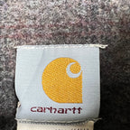 Vintage Carhartt Blanket Lined Detroit Jacket Washed Brown