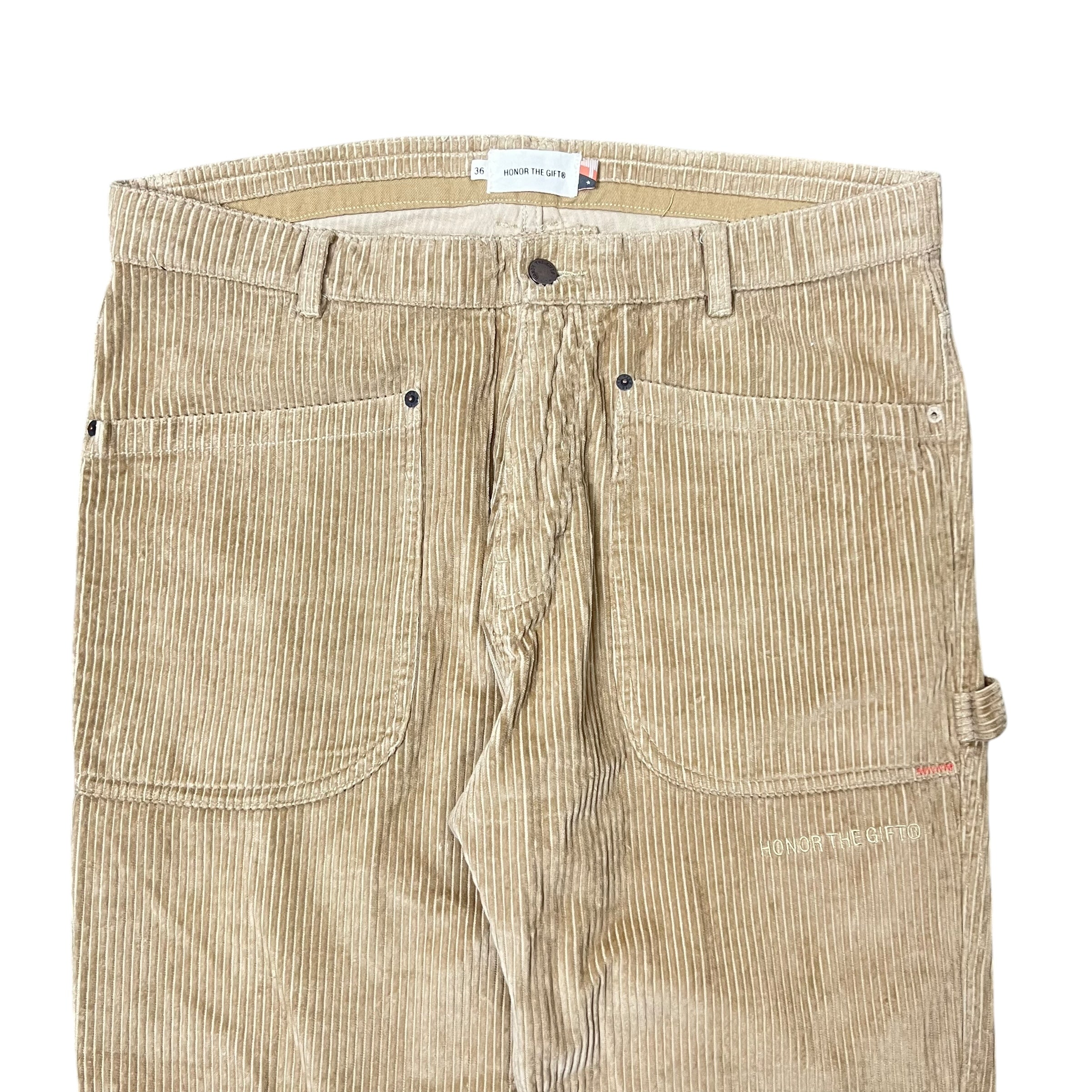Honor The Gift C-Fall Corduroy Carpenter Pant Khaki