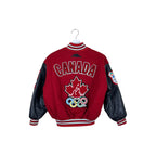 Vintage Roots Athletics Kids Olympics Leather Jacket