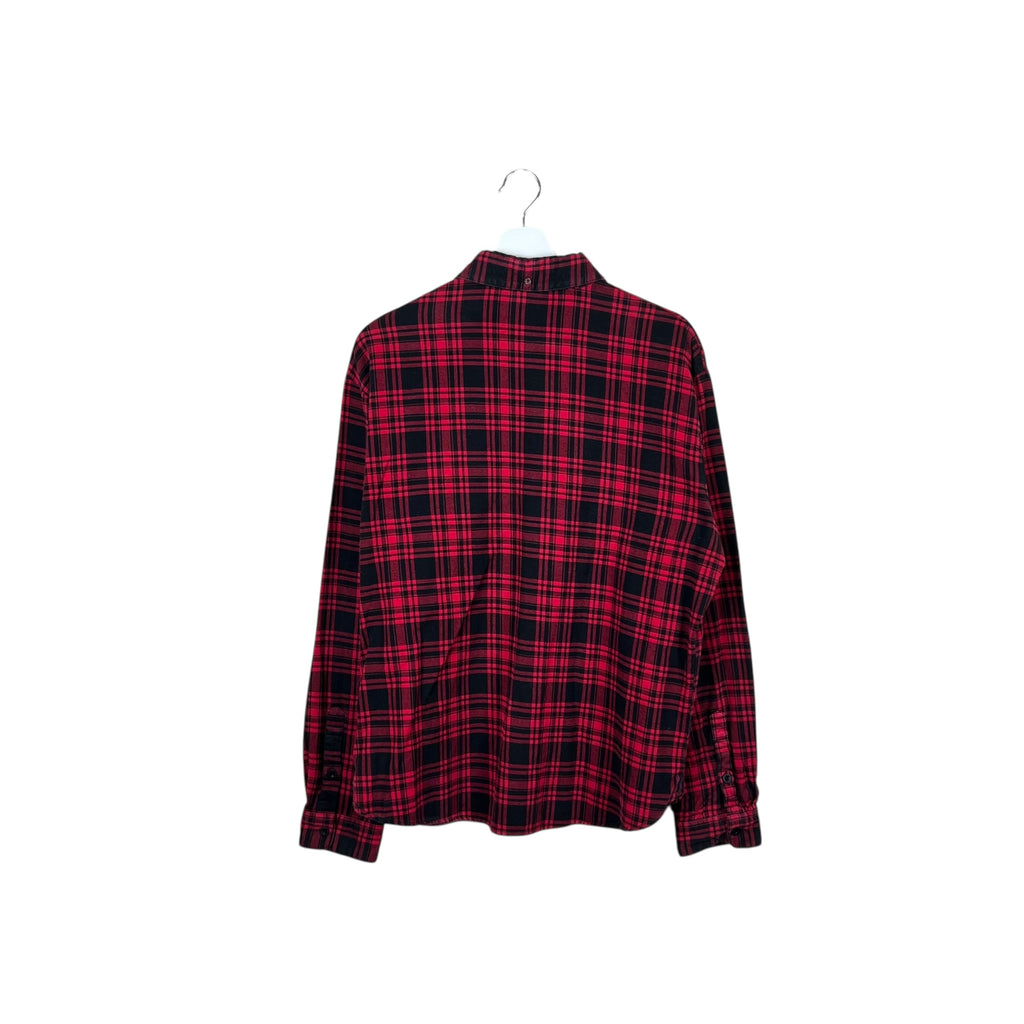 Vintage Nike ACG Long Sleeve Button Up Plaid Red/Black