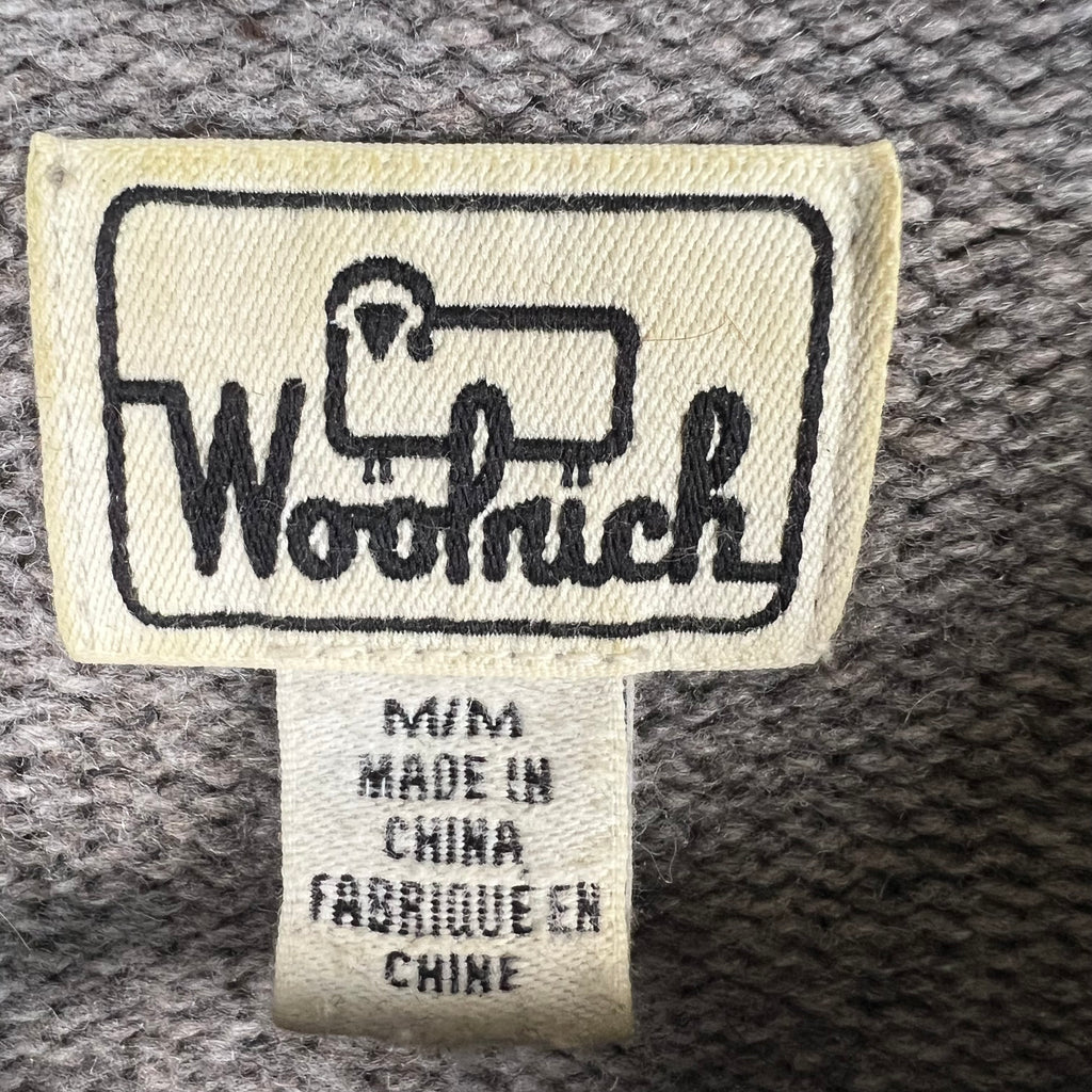 Vintage Woolrich Nature Scenery Knit Grey