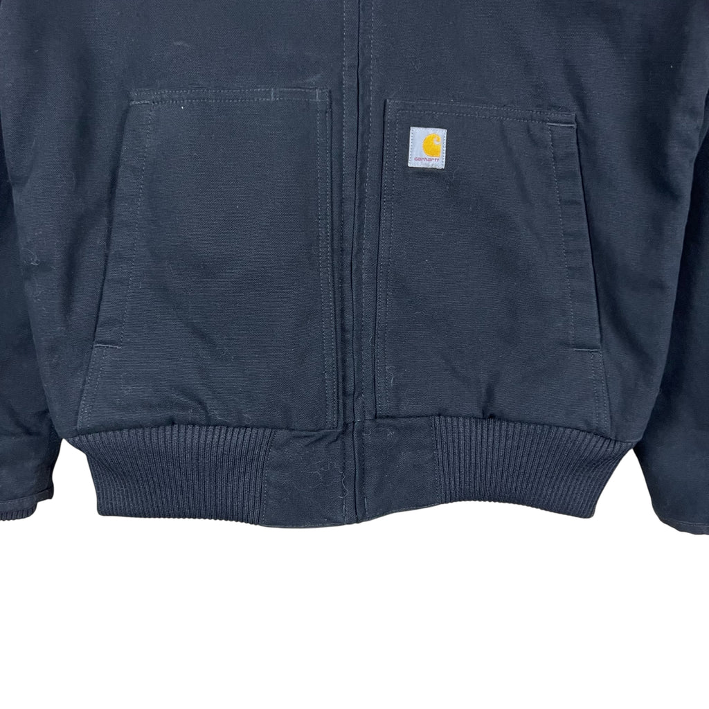 Vintage Youth Carhartt Active Hooded Jacket Black