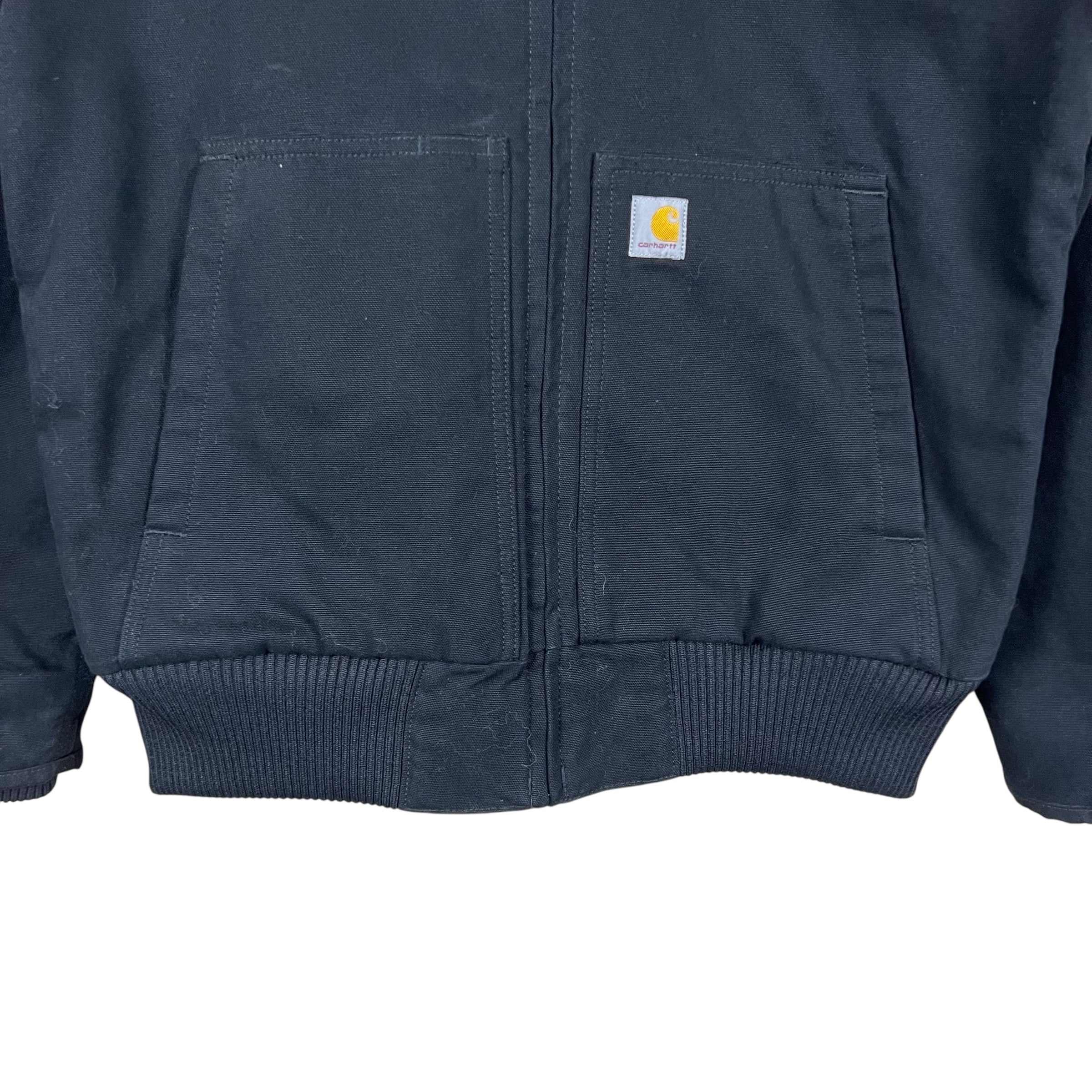 Vintage Youth Carhartt Active Hooded Jacket Black