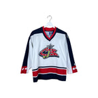 Vintage CCM Columbus Blue Jackets Youth Blank Home Jersey