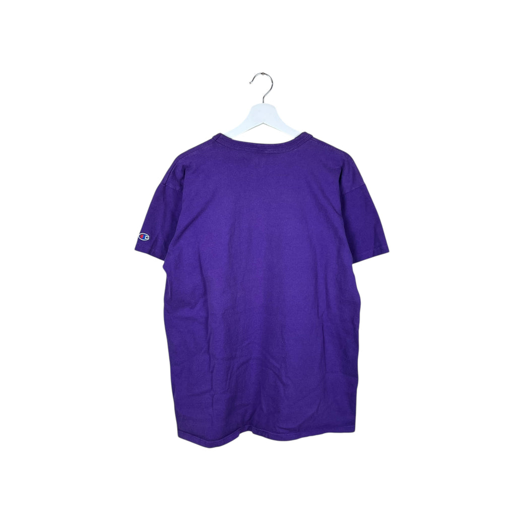 Vintage Champion NBA Los Angeles Lakers Logo Tee Deep Purple