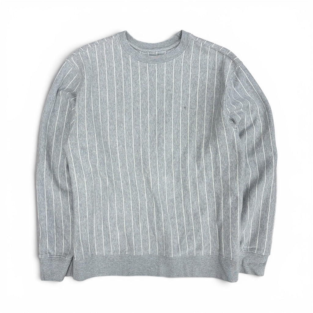OVO Pinstripe Crewneck Grey