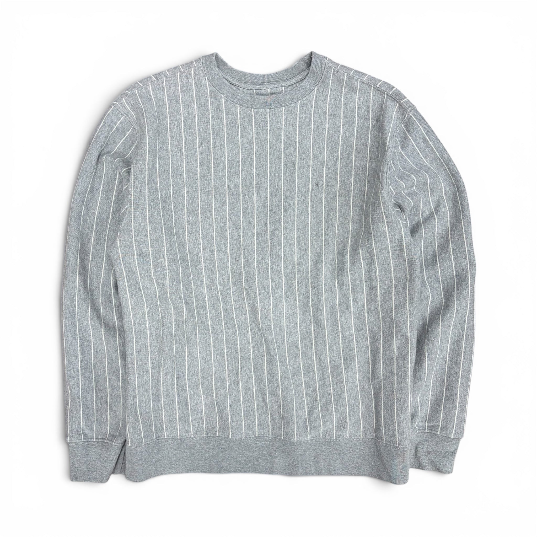 OVO Pinstripe Crewneck Grey