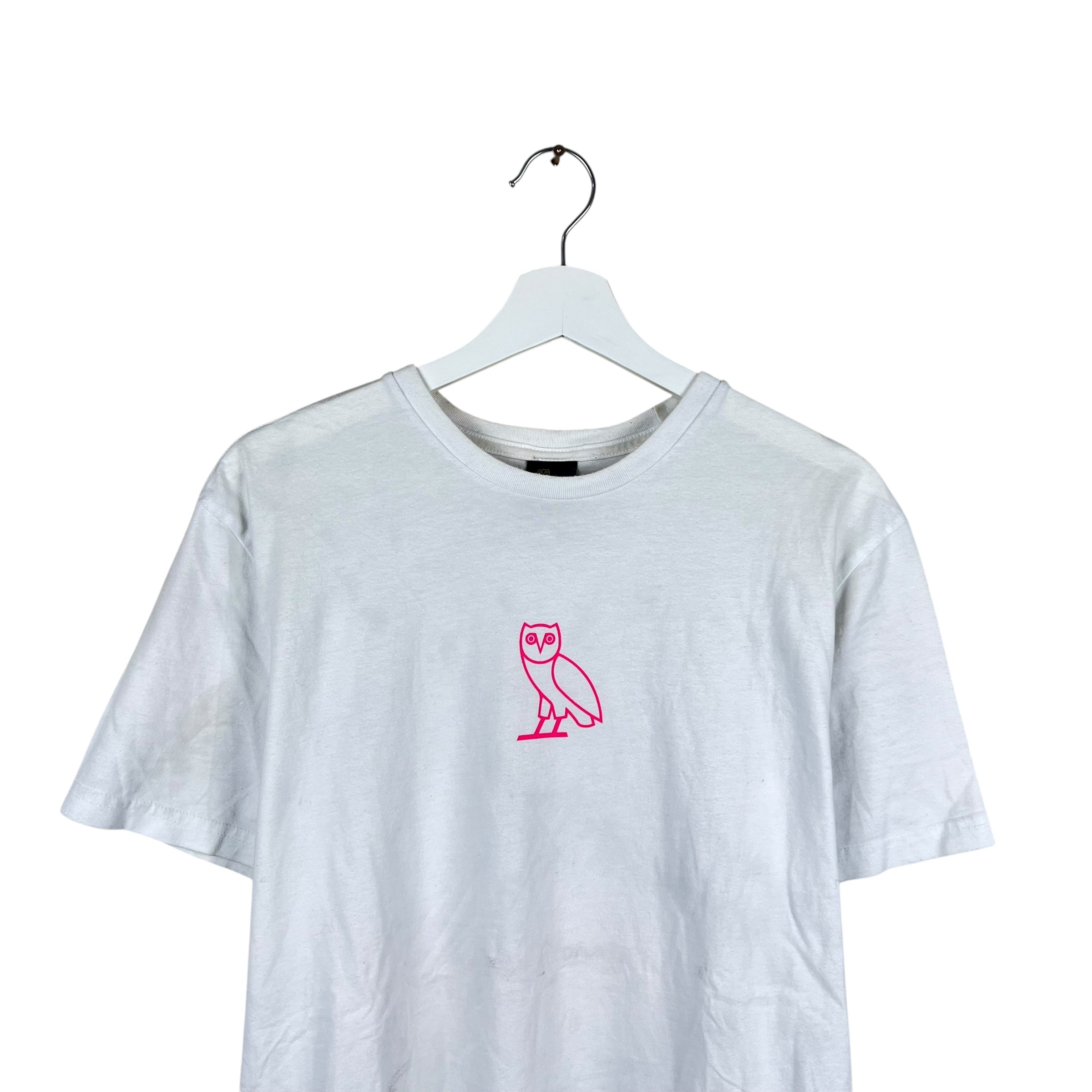 OVO Women’s Owl Tee White/Pink