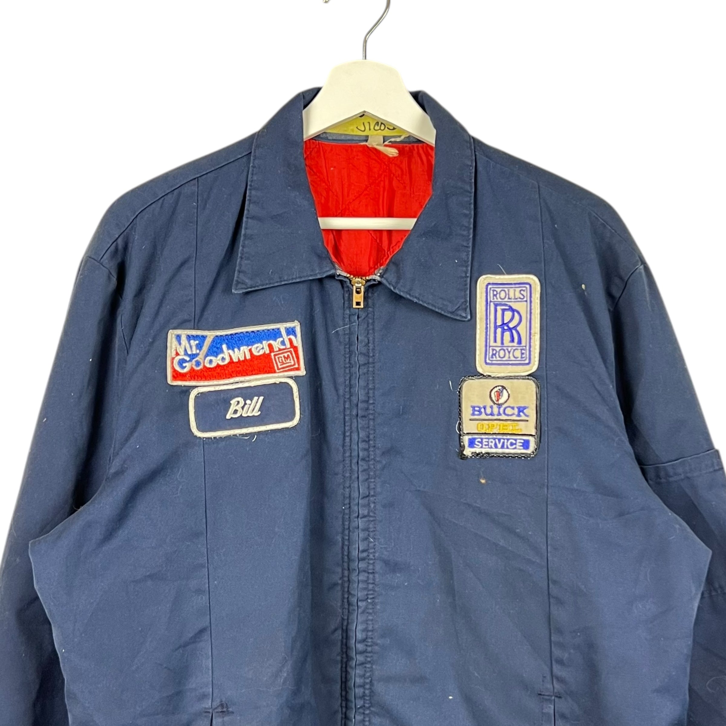 Vintage 80’s Insulated Mechanic Jacket Navy Blue
