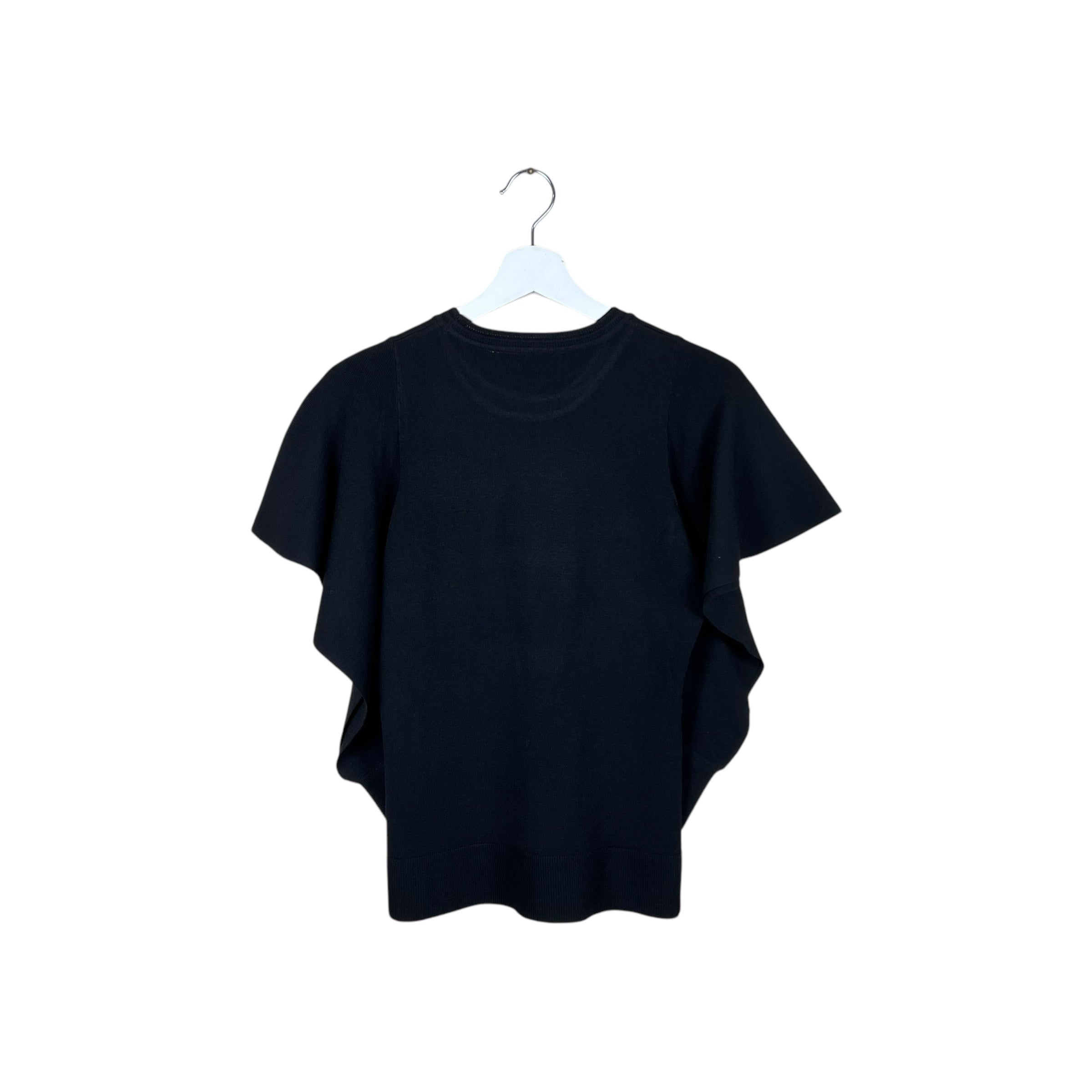 Opening Ceremony Women’s Knit Top Flared Sleeves Black