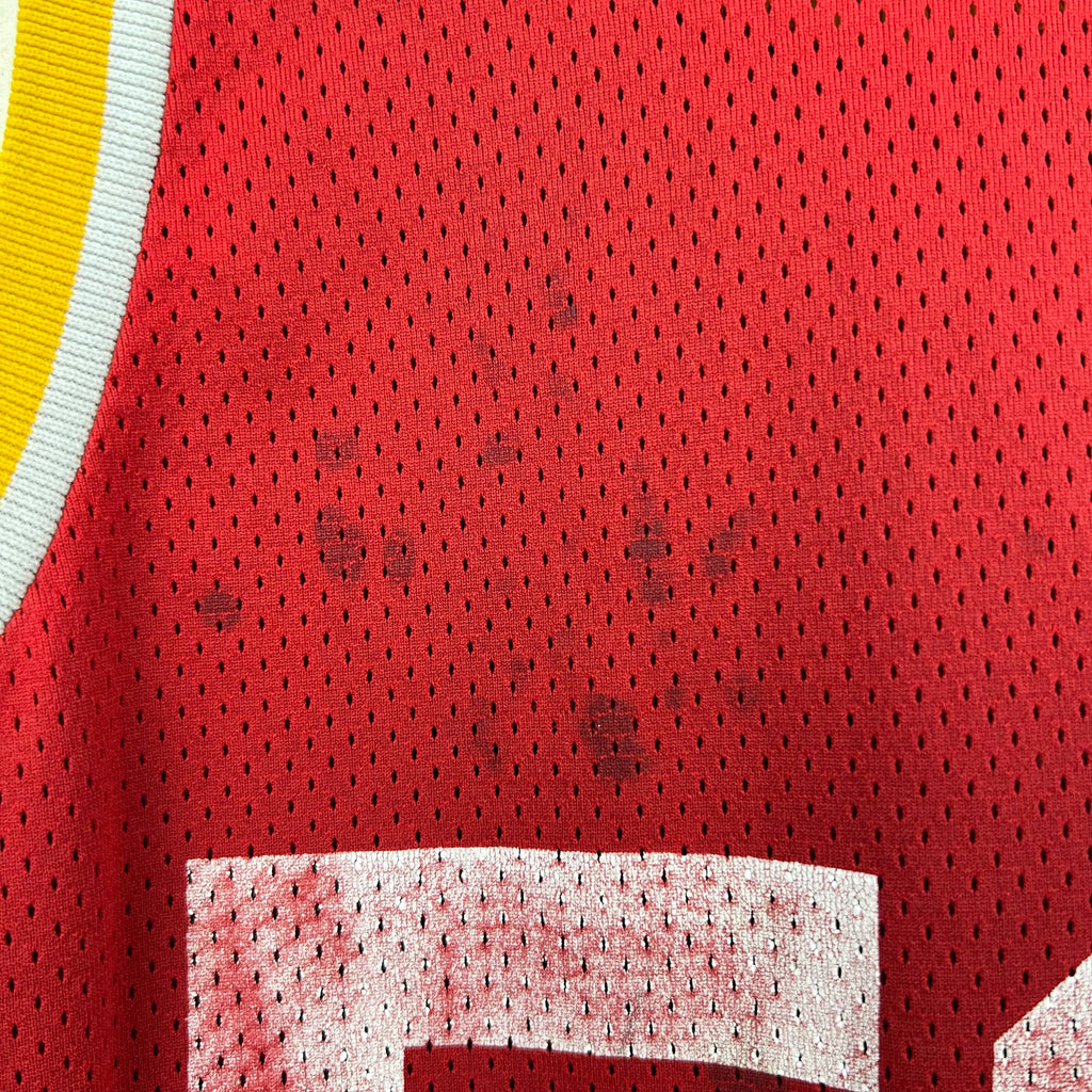 Vintage 80’s Ravens Knit Houston Rockets Ralph Sampson Away Jersey Red
