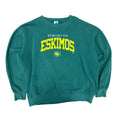Vintage Bulletin CFL Edmonton Eskimos Spellout Crewneck Green