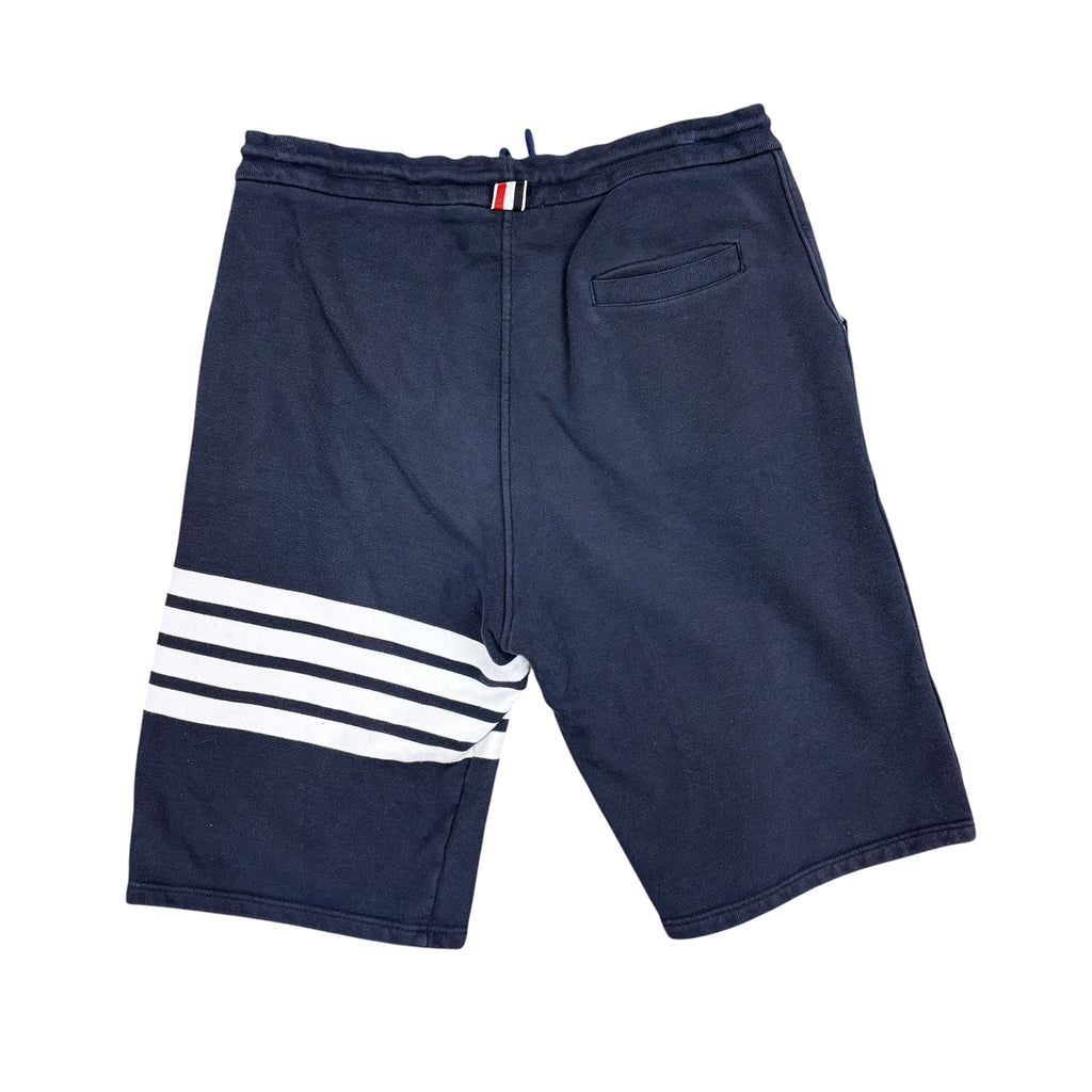 Thom Browne 4 Bar Sweat Shorts Navy