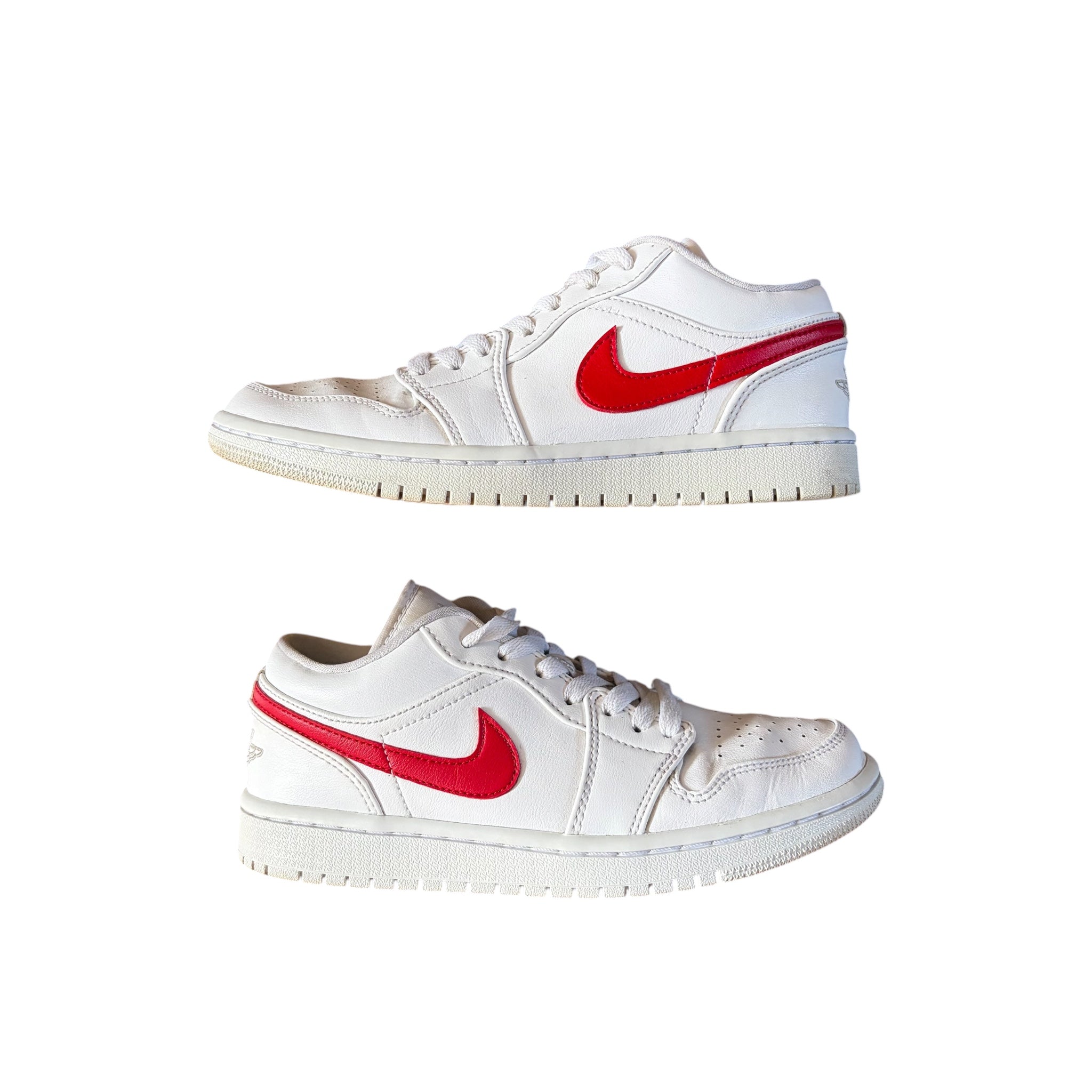 Jordan 1 Low White University Red (Women’s)
