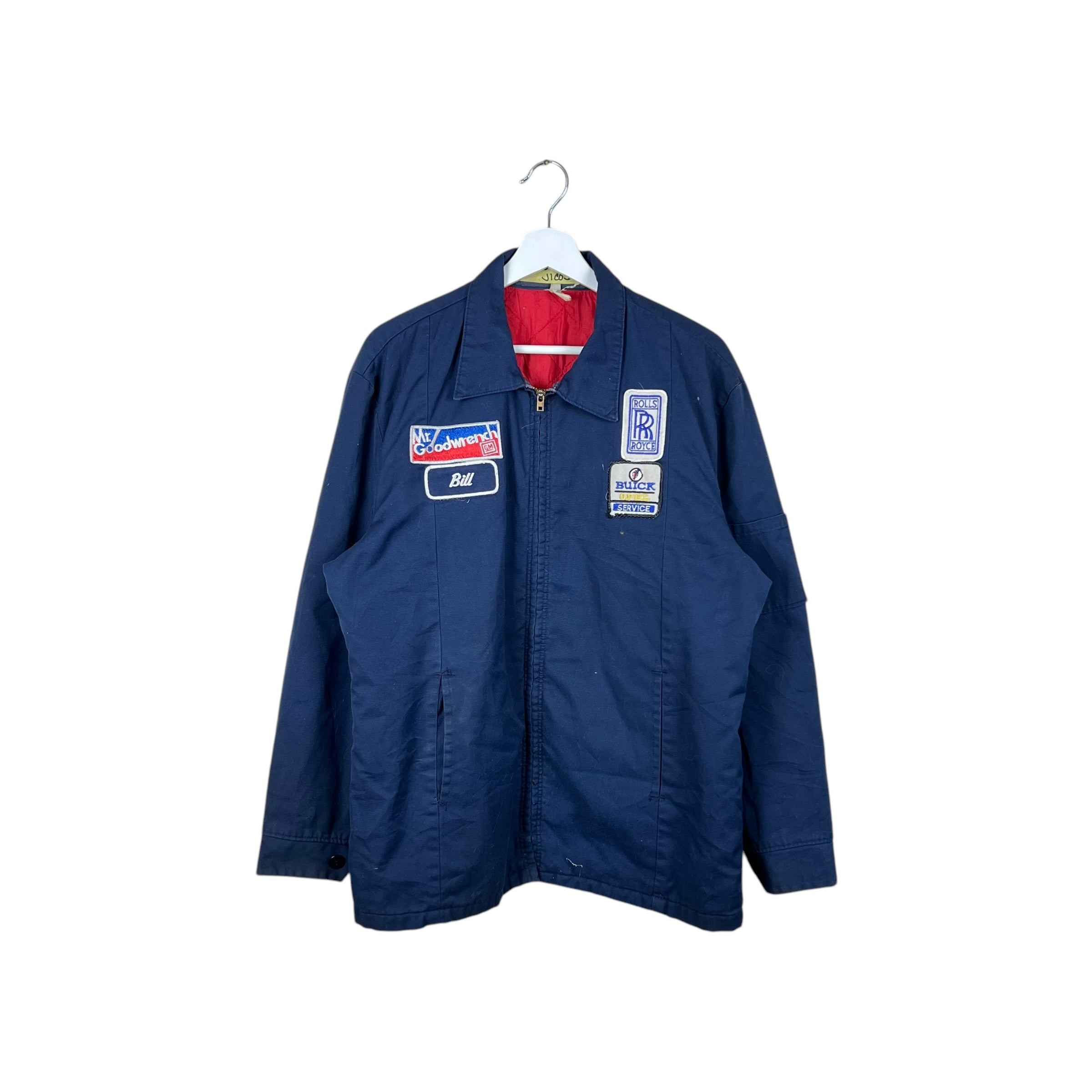 Vintage 80’s Insulated Mechanic Jacket Navy Blue