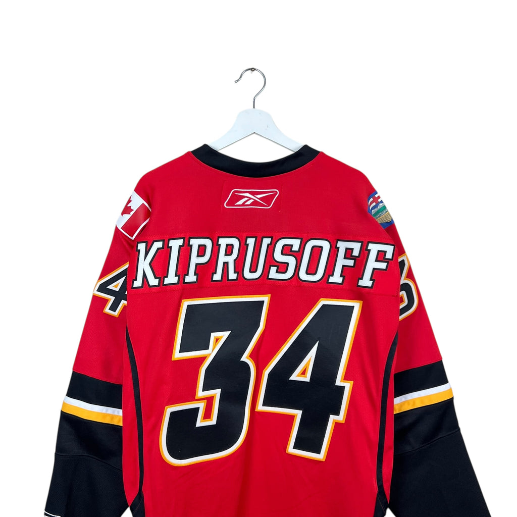 Vintage Reebok NHL Calgary Flames Miikka Kiprusoff Away Jersey