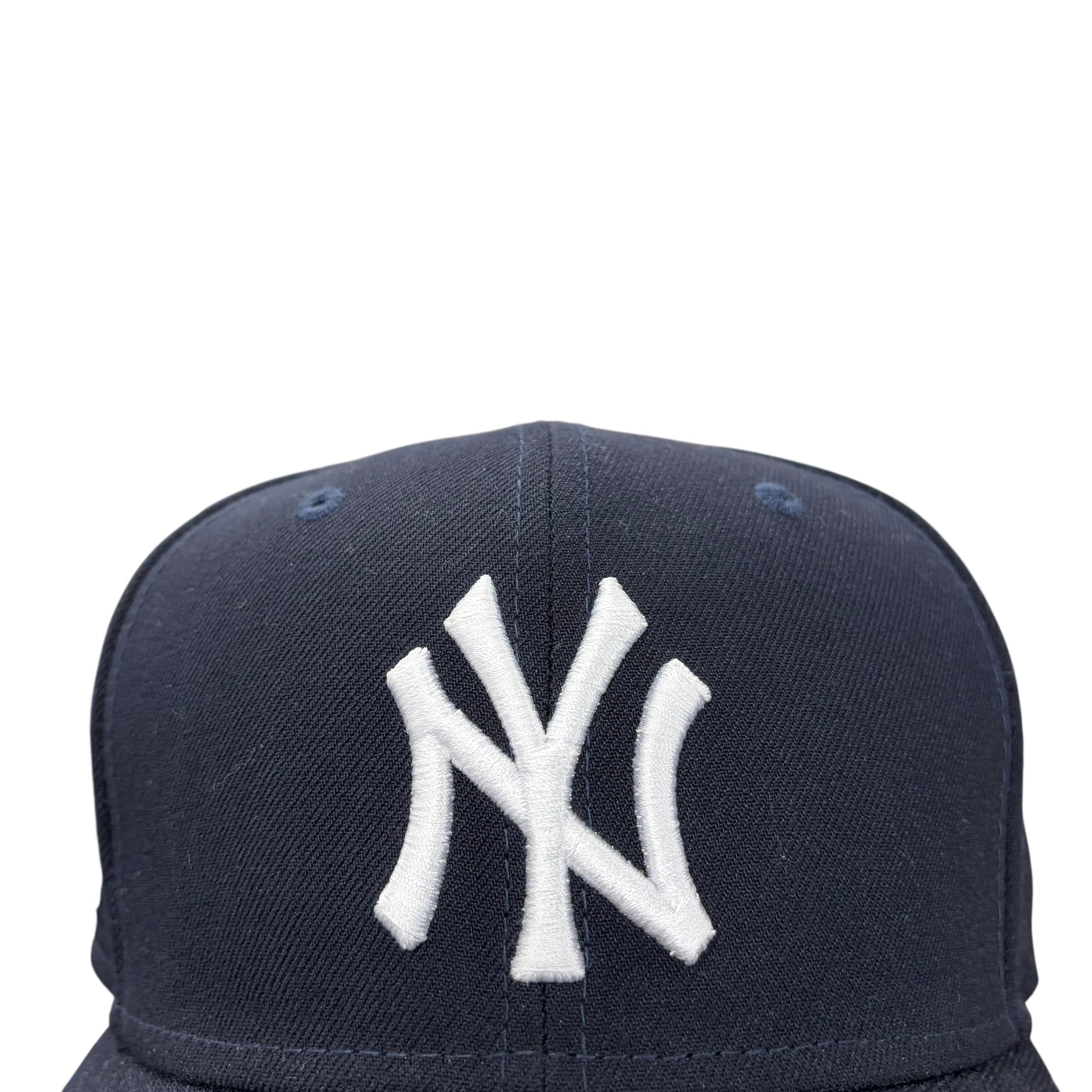 Vintage New Era MLB New York Yankees Logo Fitted Navy
