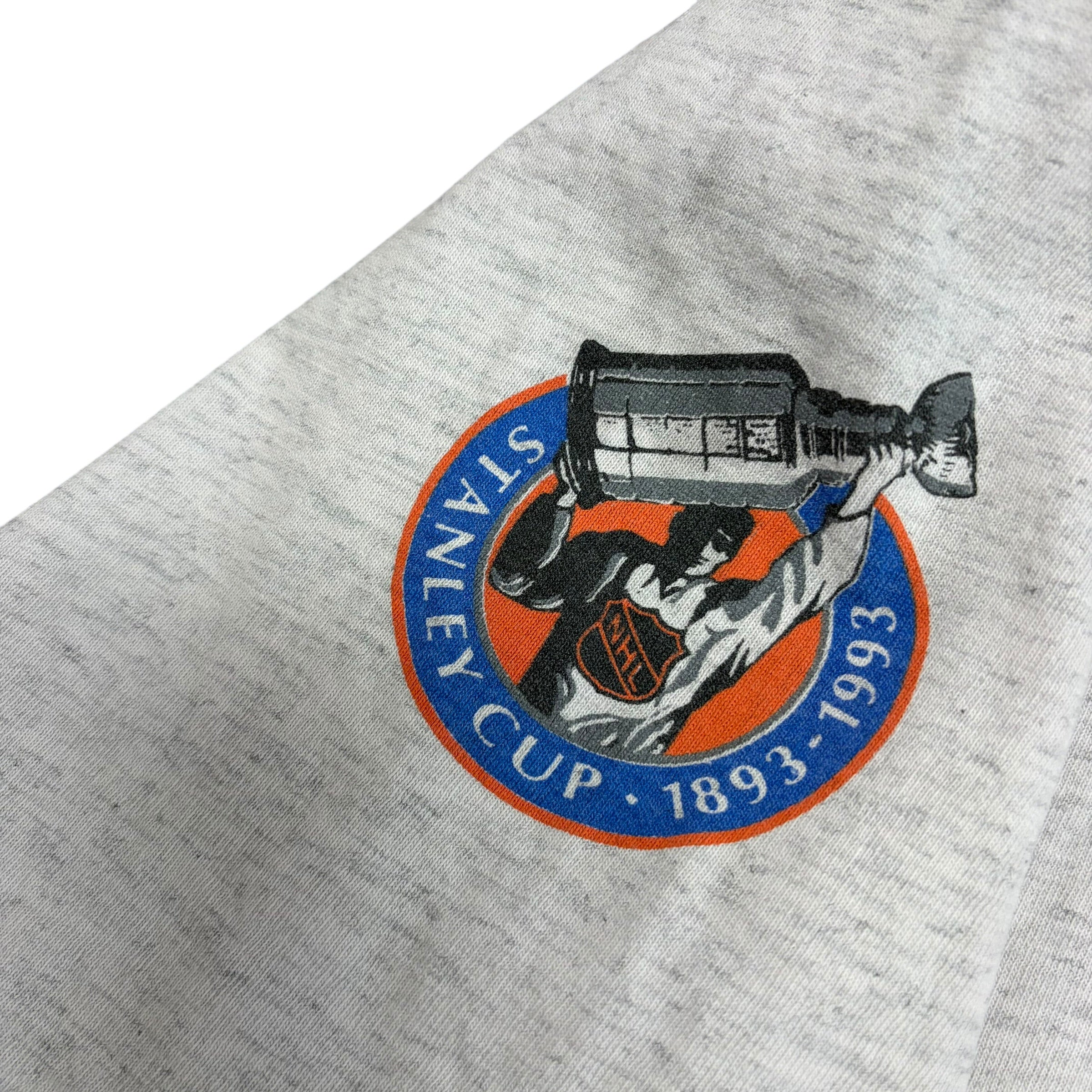 1992 Bulletin Athletic NHL Montreal Canadiens AOP Tee Heather Grey