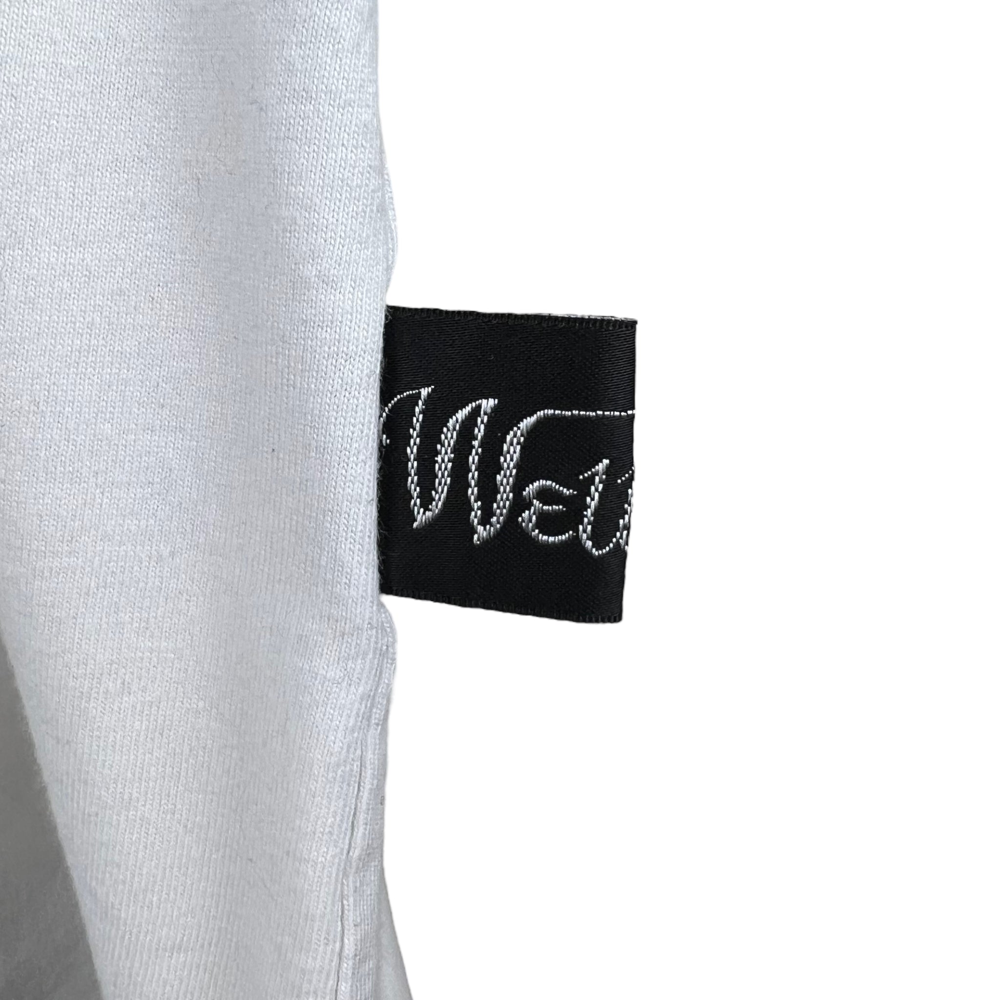 We11done Rubber Logo Tee White