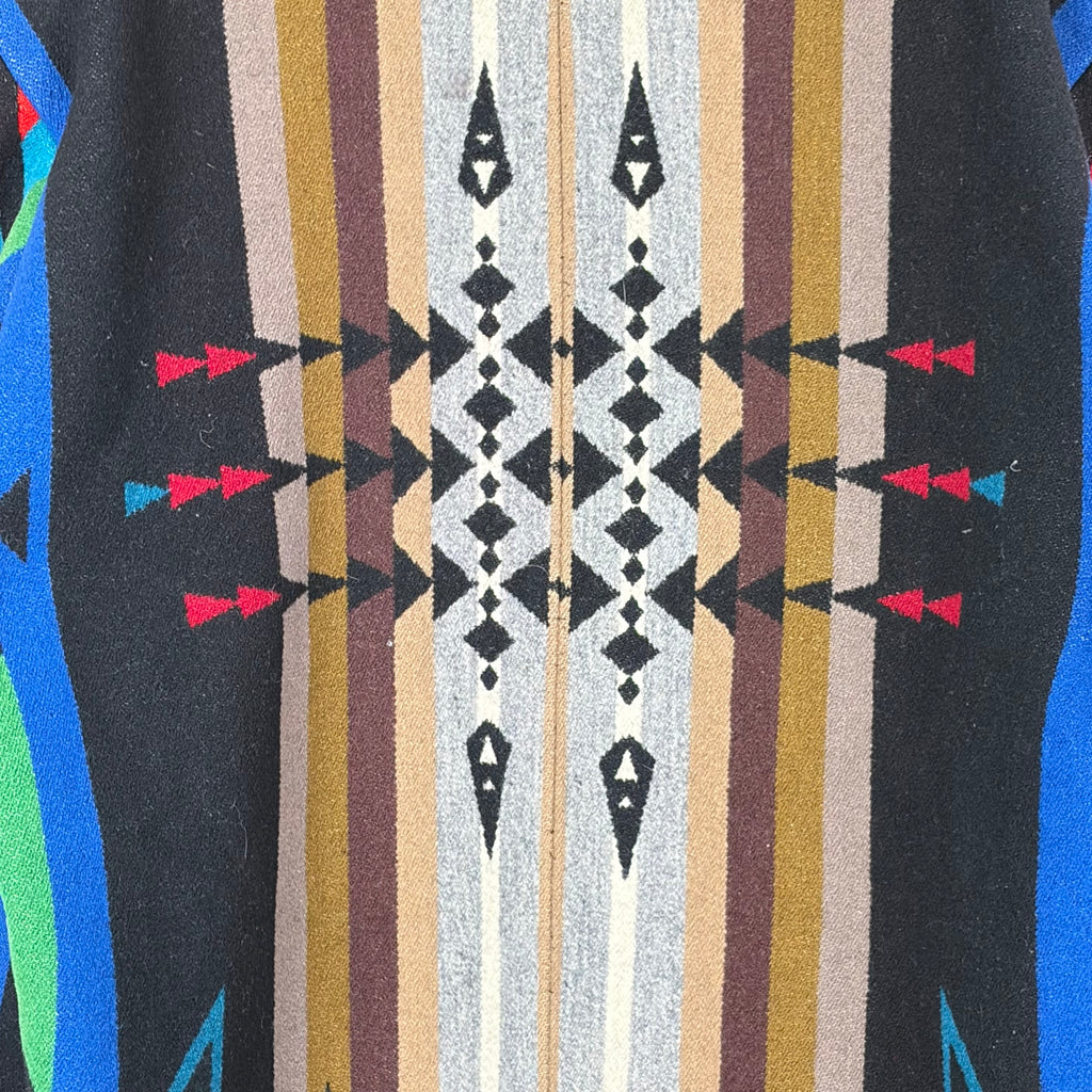 Vintage Wool Navajo Western Pattern Button Up Jacket