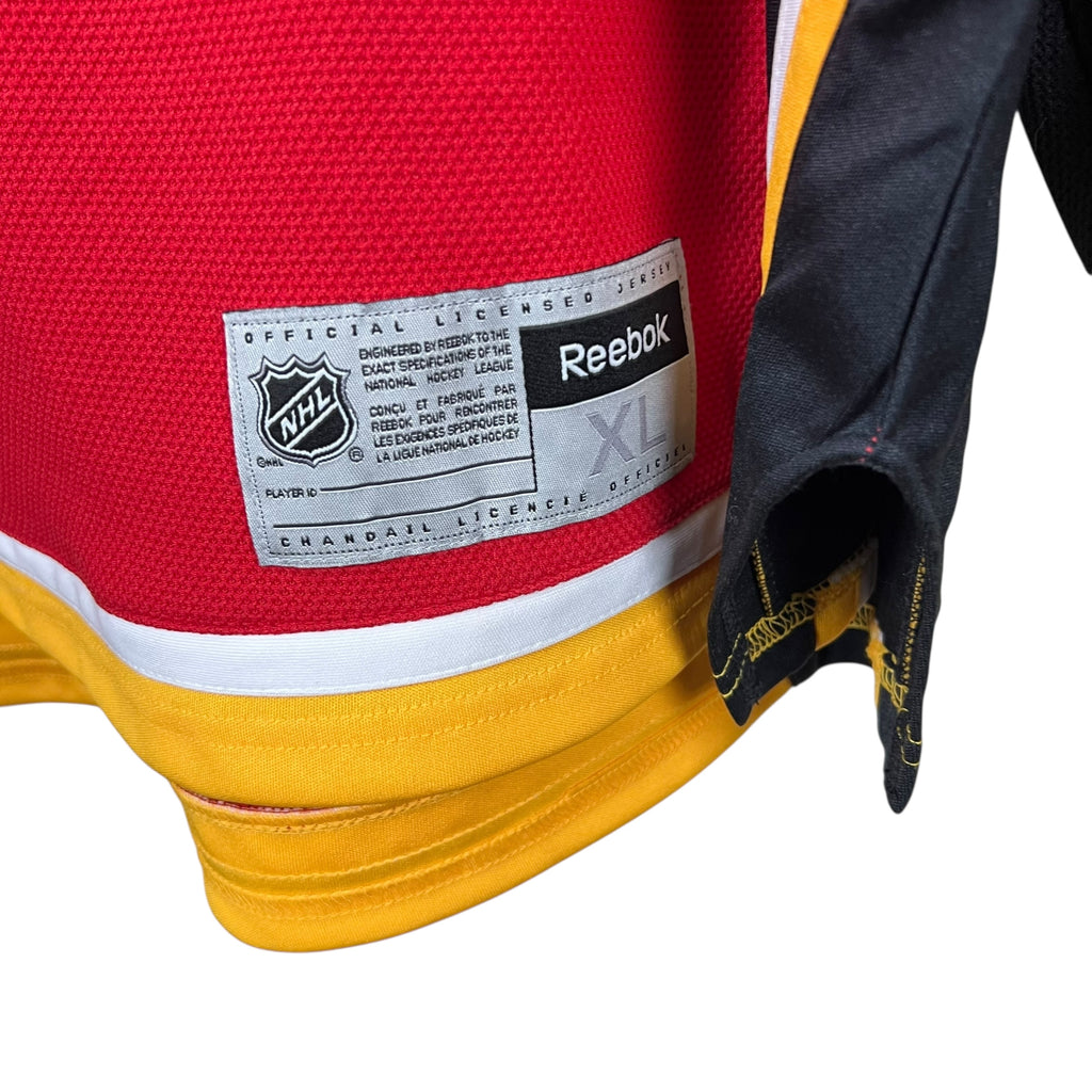 Vintage Reebok NHL Calgary Flames Miikka Kiprusoff Away Jersey