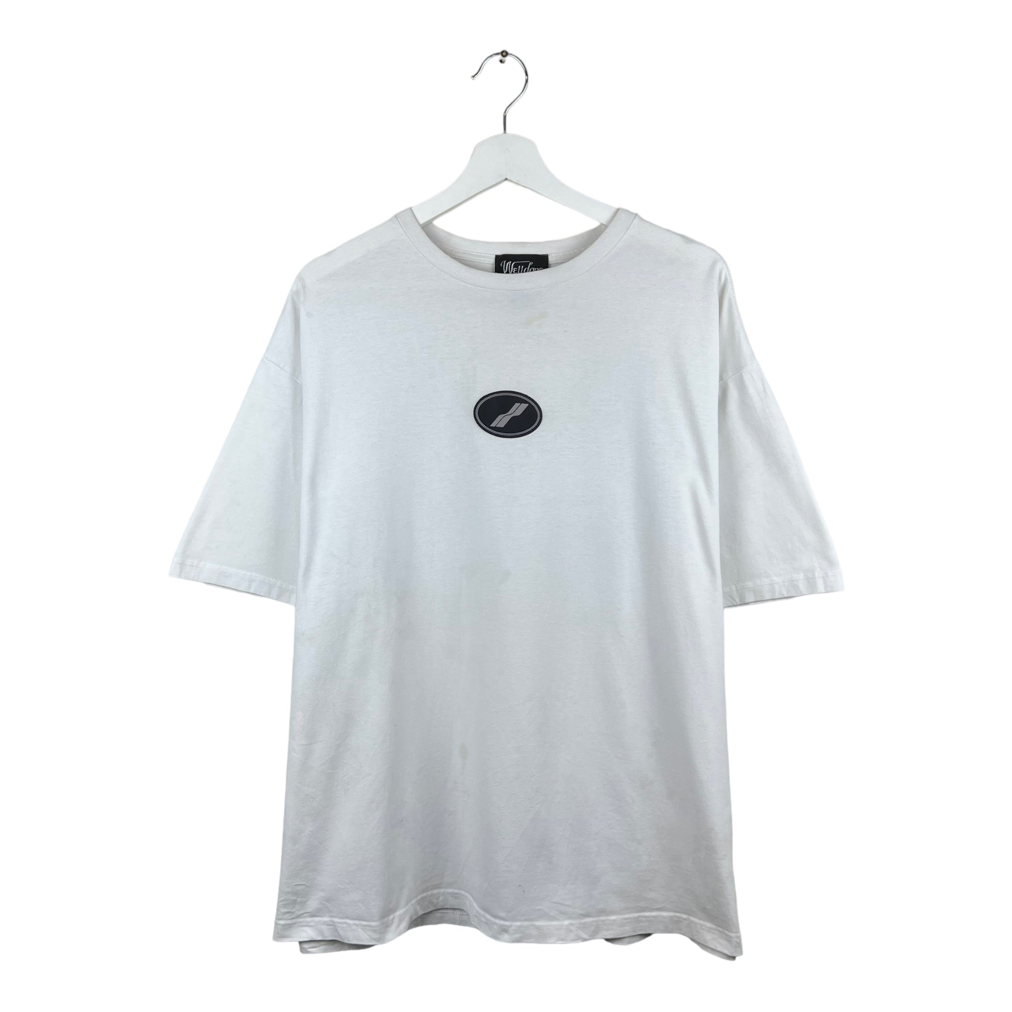 We11done Rubber Logo Tee White