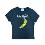 Vintage Women’s The Velvet Underground Ringer Tee Black